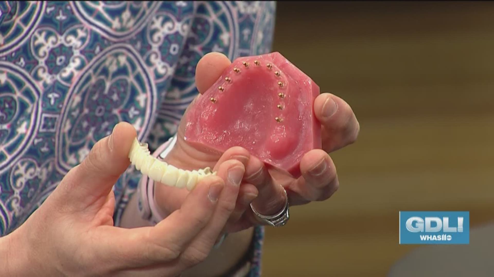 Doctor Regan Ackerman from the Mini Dental Implant Center explains that for half the cost of traditional surgical implants, there's a new, non-invasive procedure can allow you to throw out those old, embarrassing dentures.