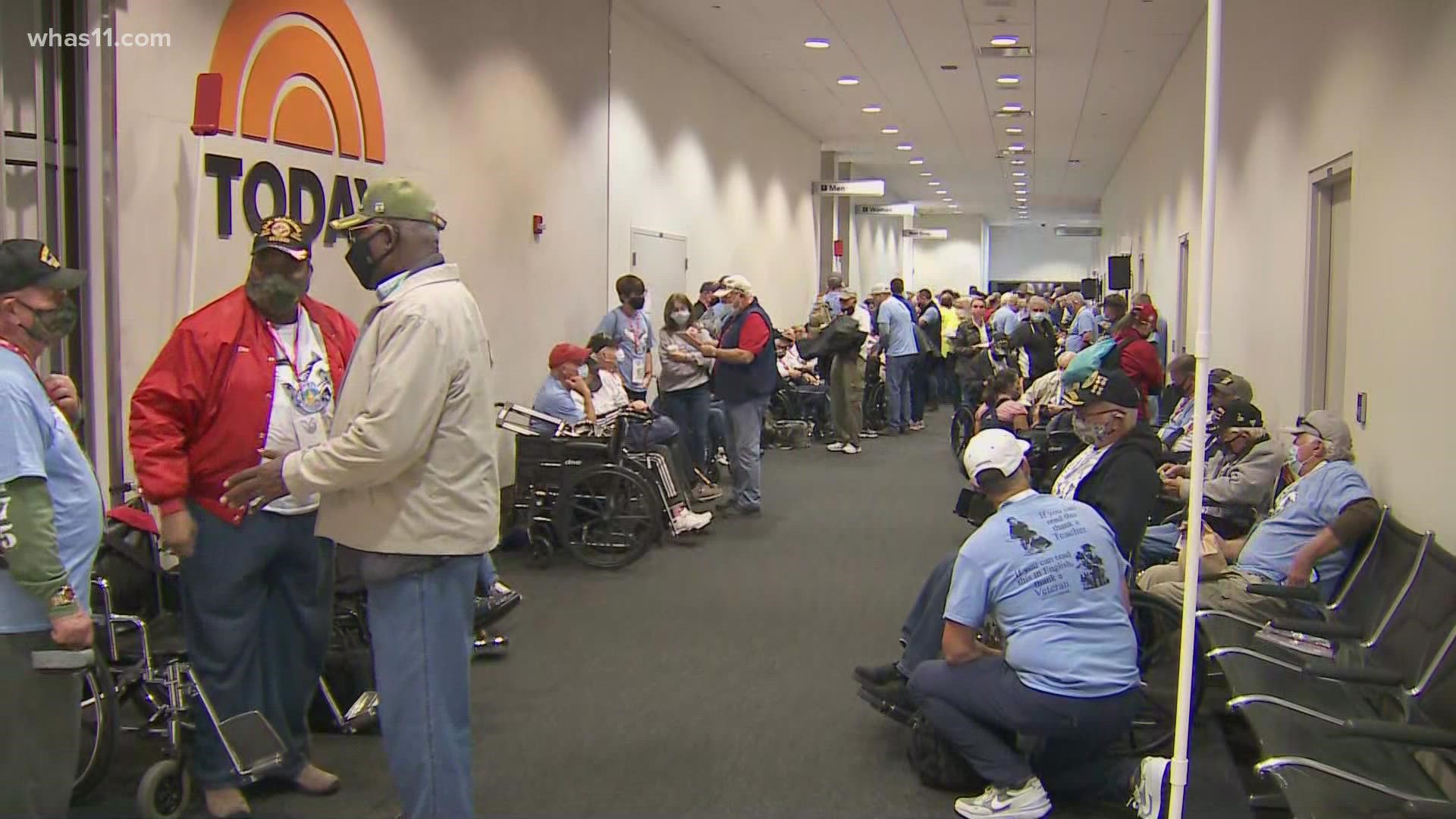 The first and only Honor Flight of 2021 took off early Wednesday morning with 80 veterans on board.