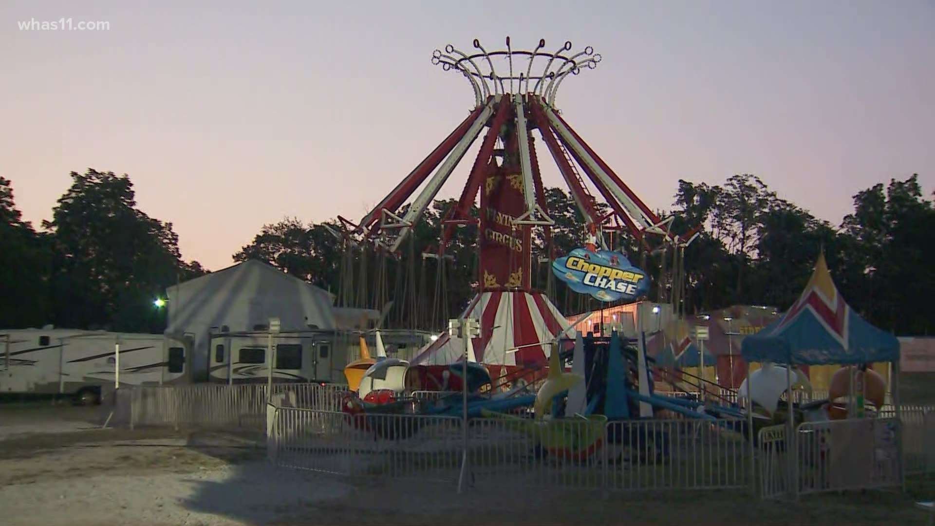 Rides included with admission to the Oldham County Fair