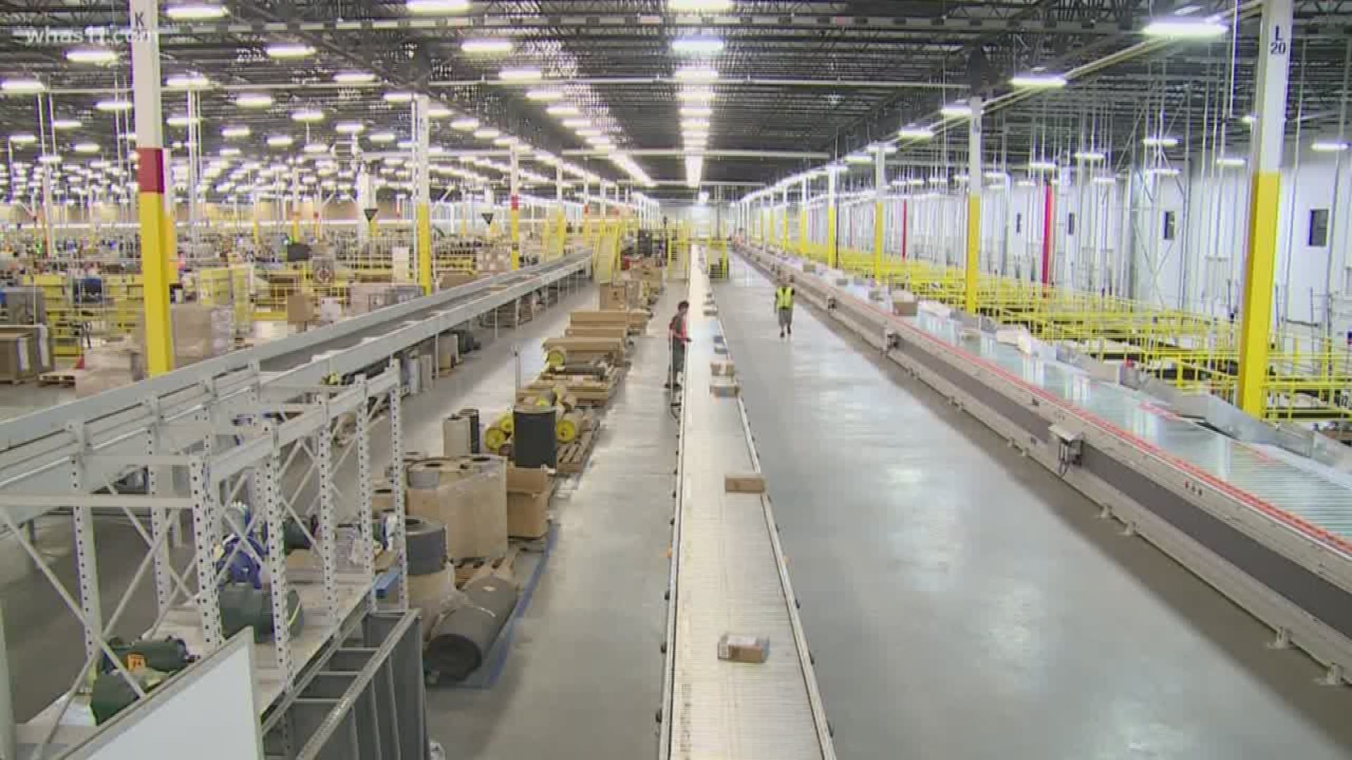 The operations facility will receive and ship products to other Amazon fulfillment centers.