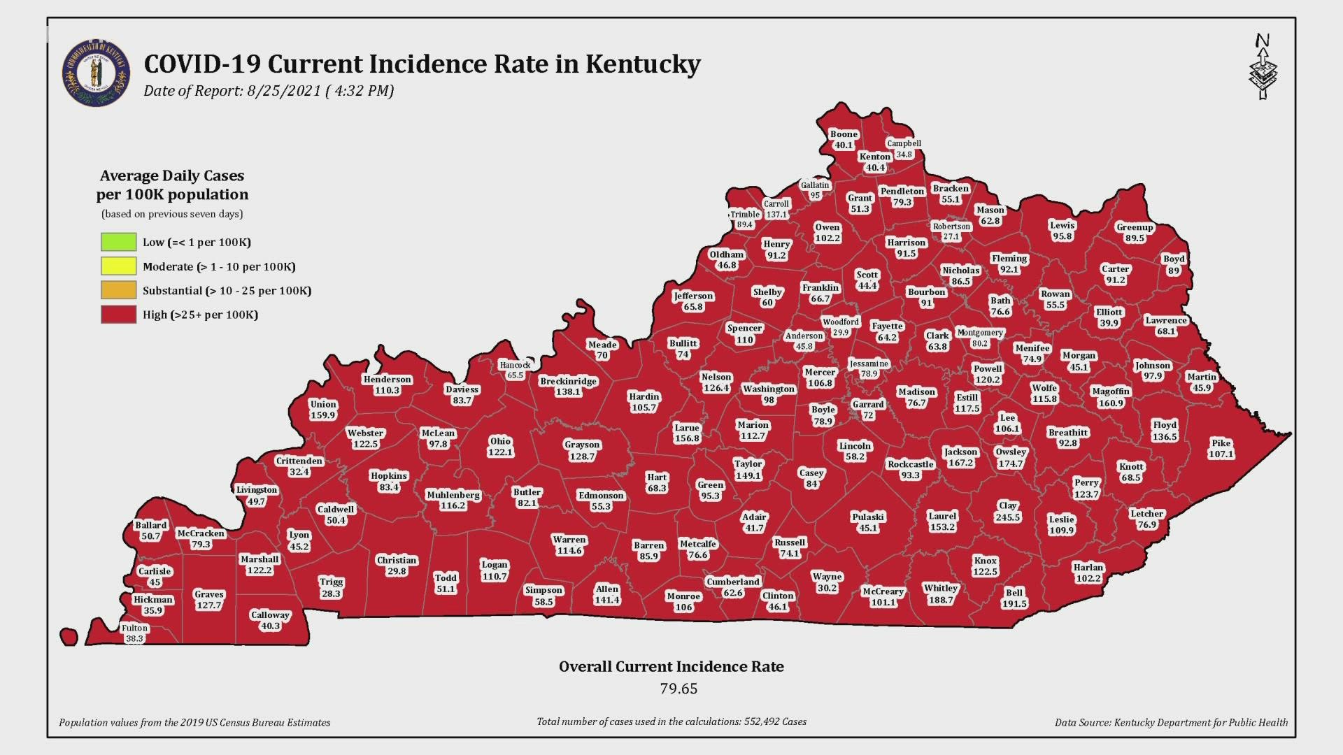 Kentucky Gov. Andy Beshear said the state is in "uncharted territory" as officials report a new record for hospitalizations for the fifth straight day.