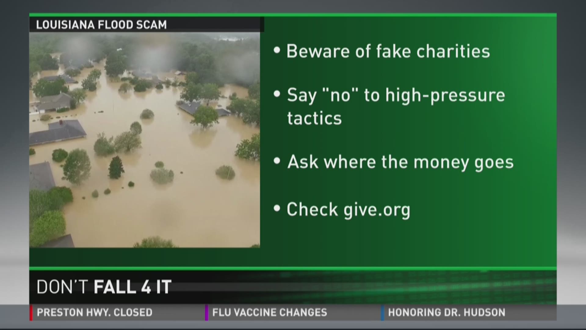 Don't Fall 4 It: Computer scams, flood scams, more