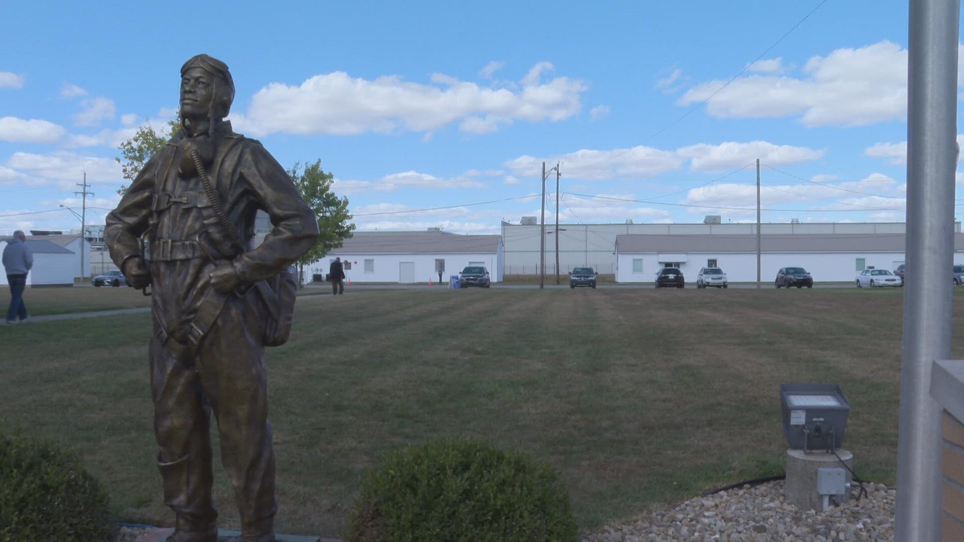 On Saturday, a memorial was unveiled in Seymour to honor the Tuskegee Airmen and their early work for the Civil Rights Movement.