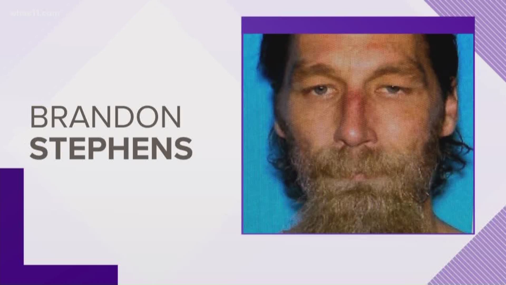 Brandon Stephens shot at a woman Thursday morning, barely missing her. Police are searching for him and believe he is armed and dangerous.