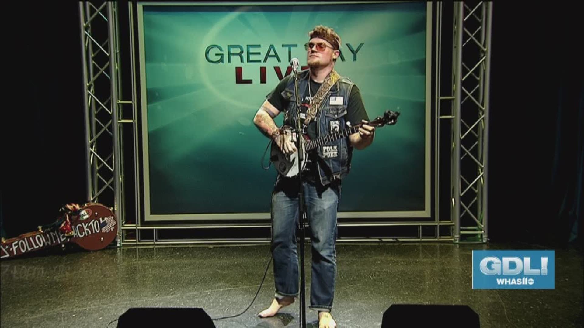 Allan Anderson goes by the stage name Forty and he stopped by Great Day Live to play some of his original songs.