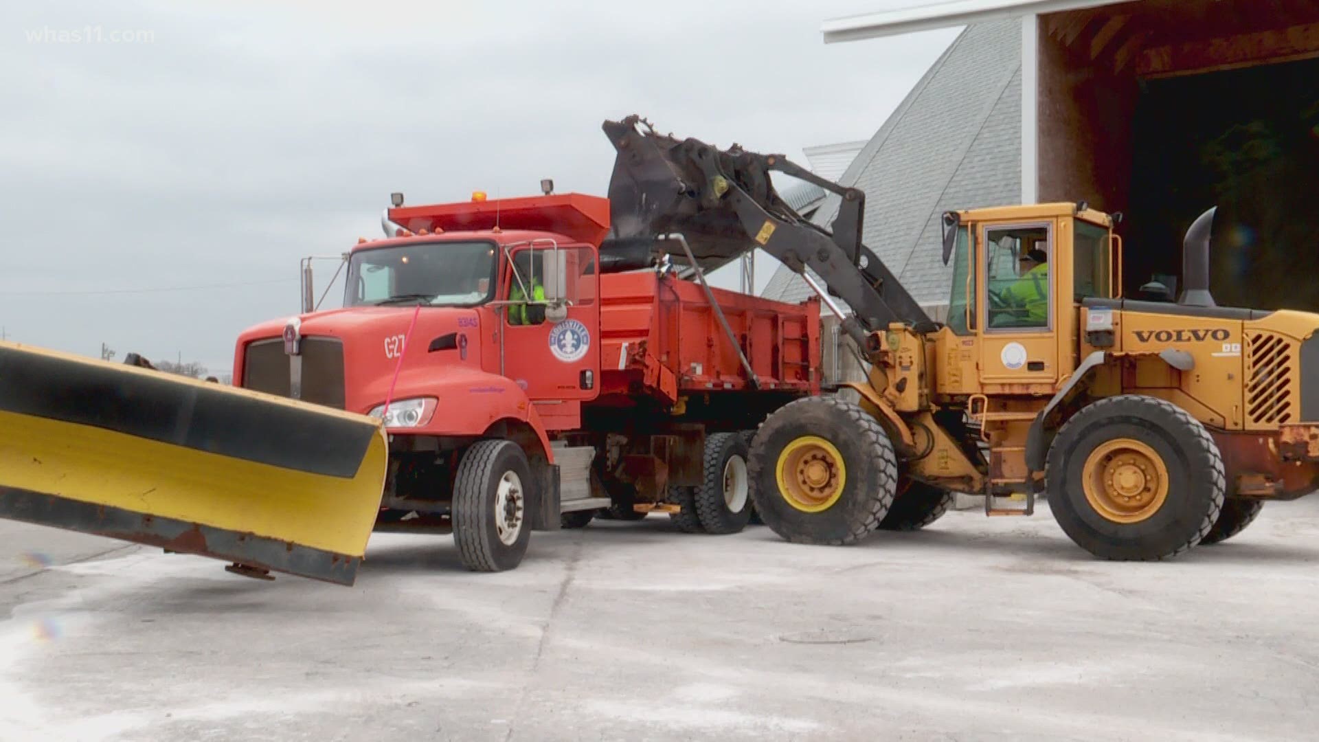 There is no shortage of salt in the Louisville area, with Metro Public Works starting the season with about 49,000 tons.