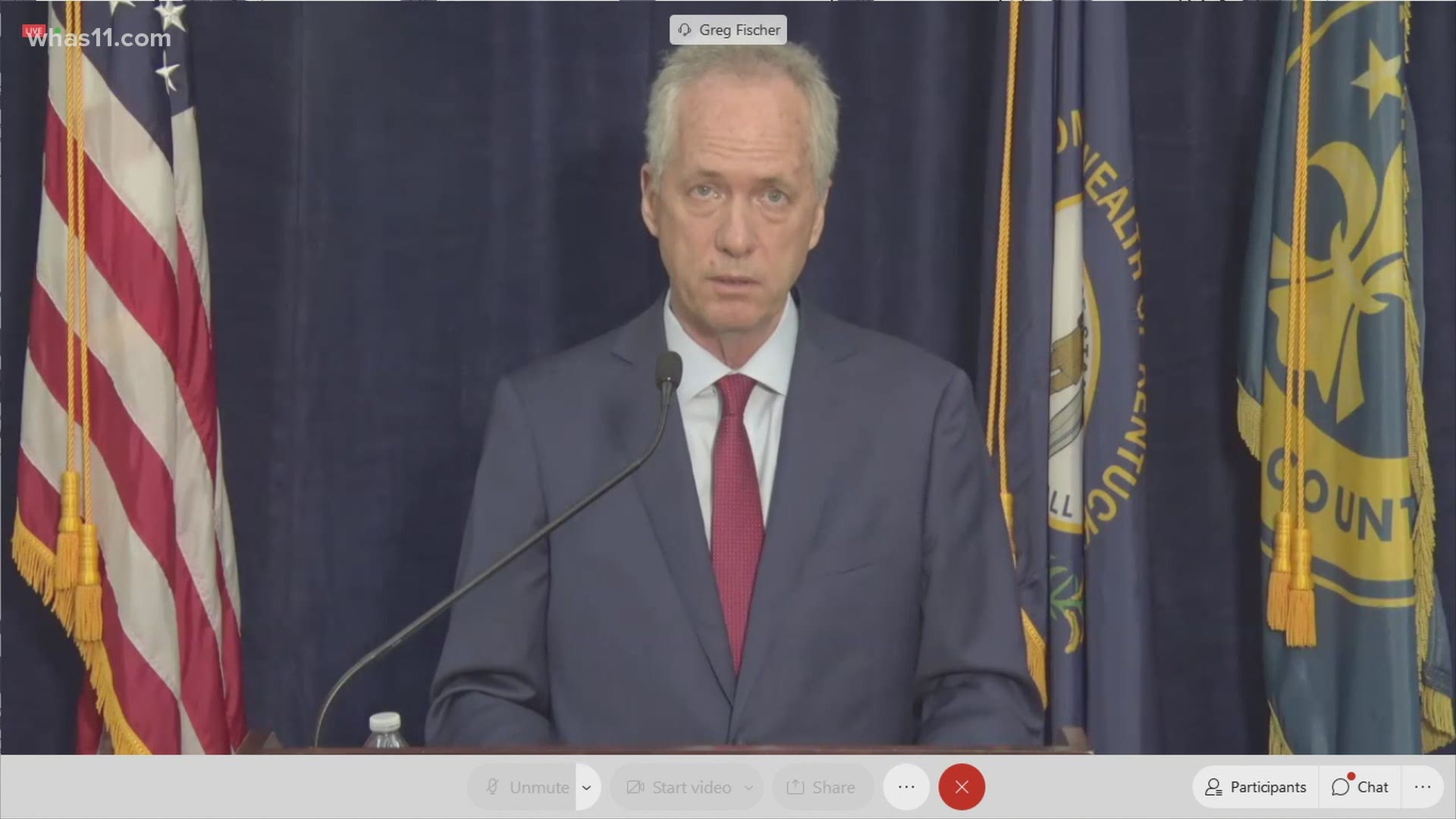 Mayor Greg Fischer called on Louisville turn towards each other, rather than against each other, to shape the city "all Louisvillians deserve."