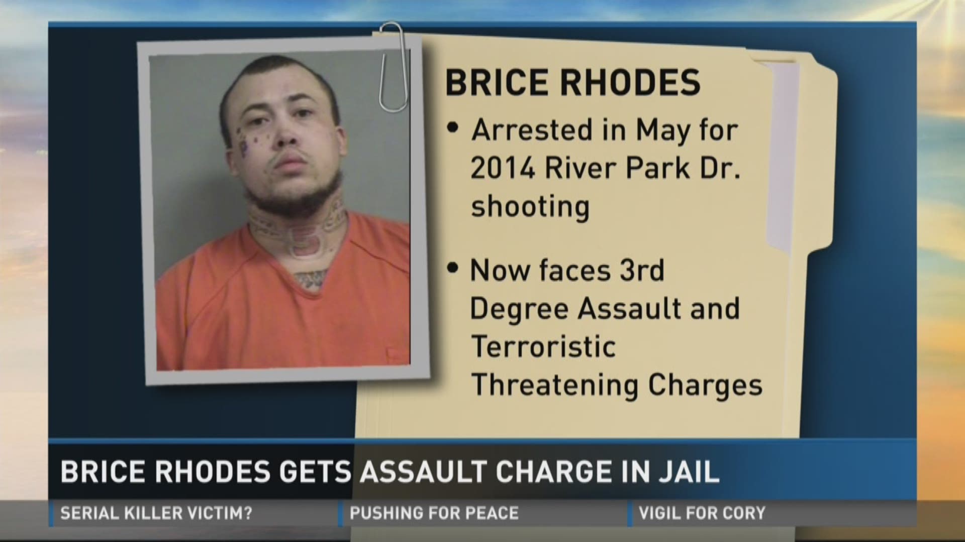 Brice Rhodes gets assault charge in jail