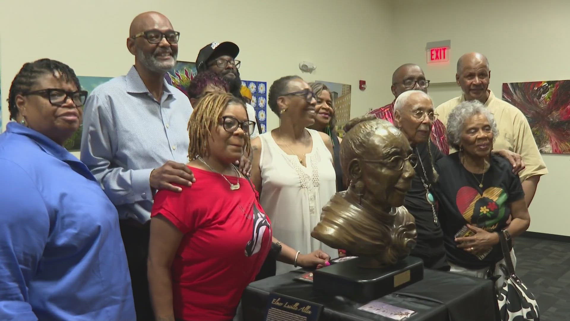 Seven people were honored, including Elmer Lucille Allen.