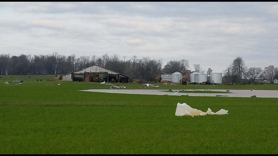Fierce storms from Tuesday leave Sonora, Ky. with damage