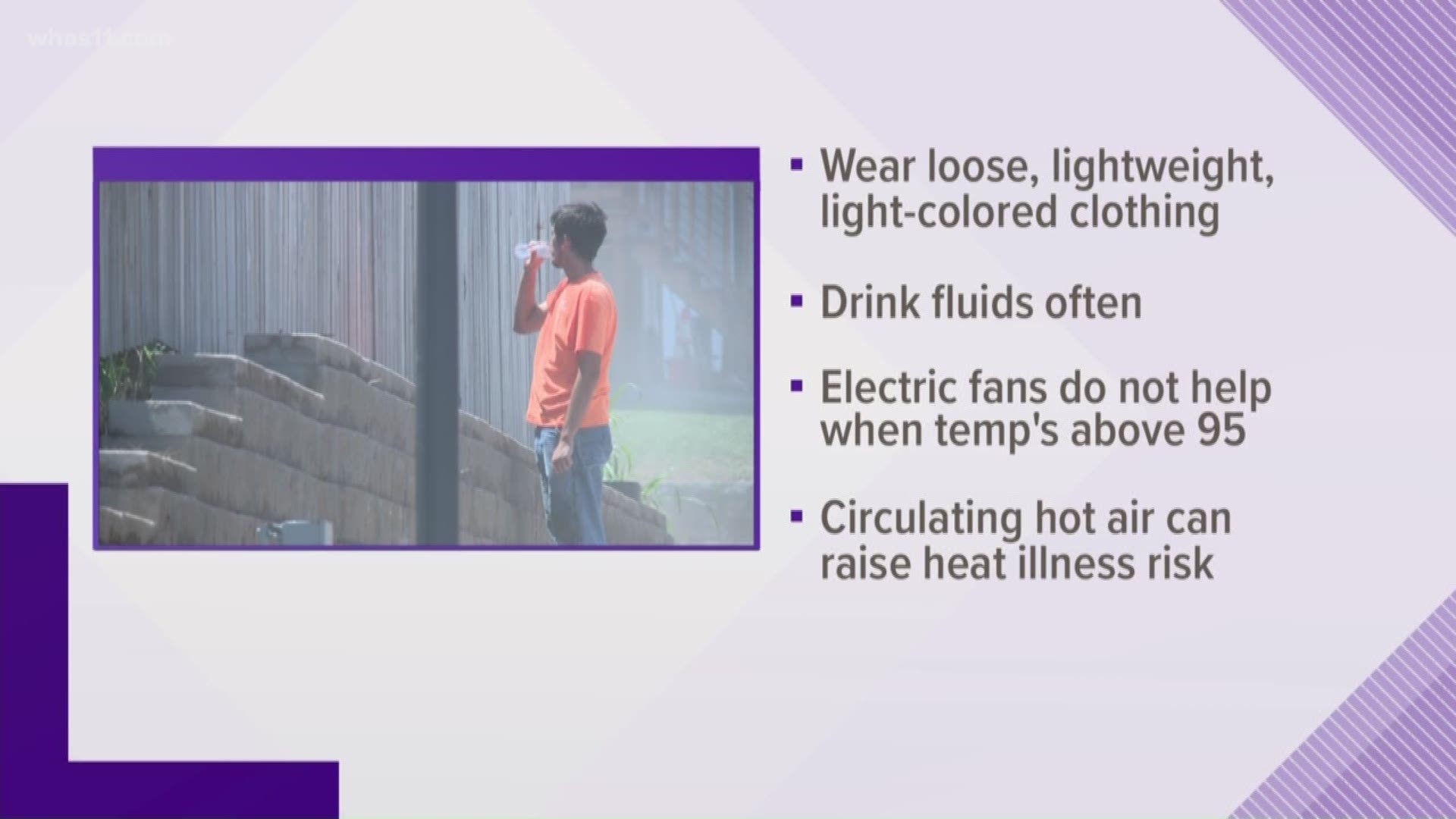 Heat exhaustion is a big warning sign from the body. Here are ways to beat the heat.