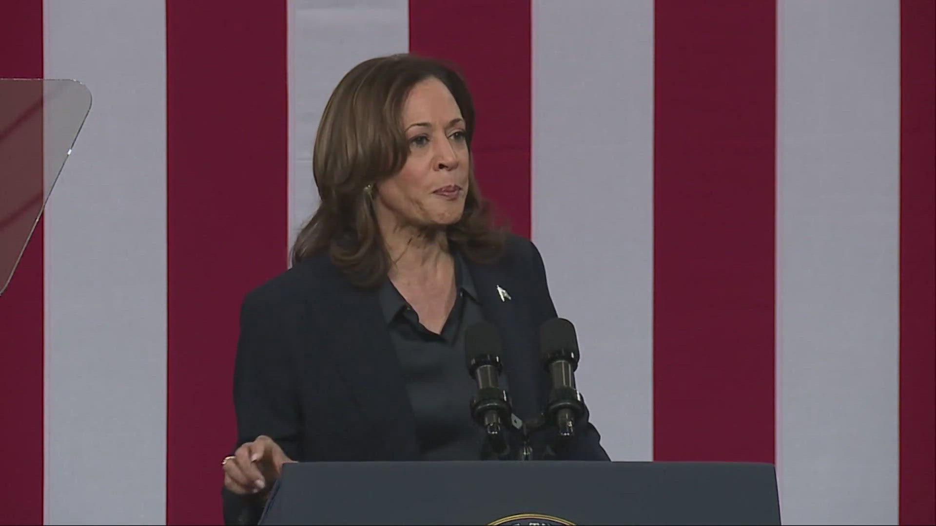 Harris campaigned in Michigan, while Trump plans to visit Georgia and North Carolina.