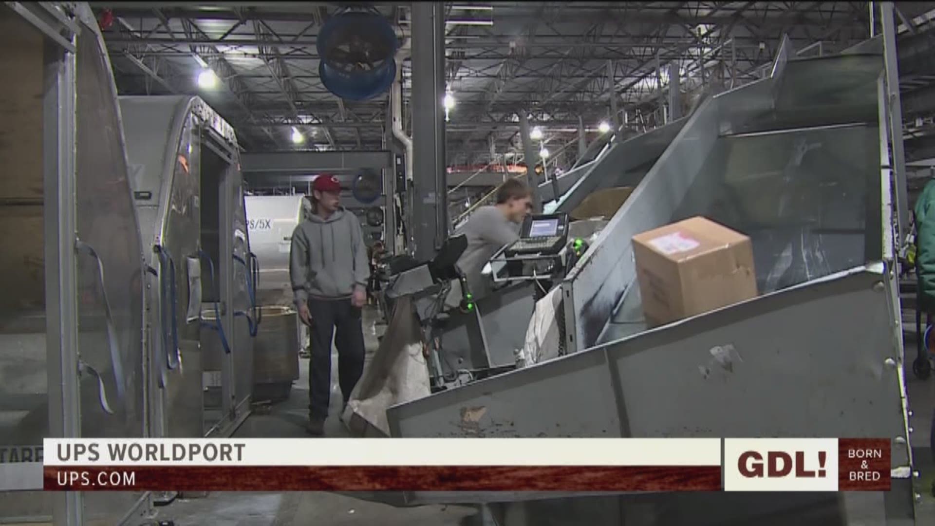 Anne Doyle gets a behind the scenes look at the UPS Worldport.