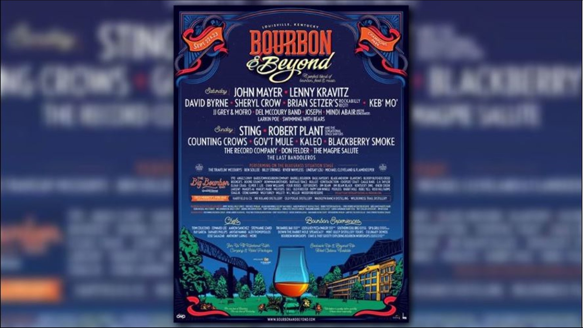 Bourbon & Beyond announces music lineup for world’s largest bourbon