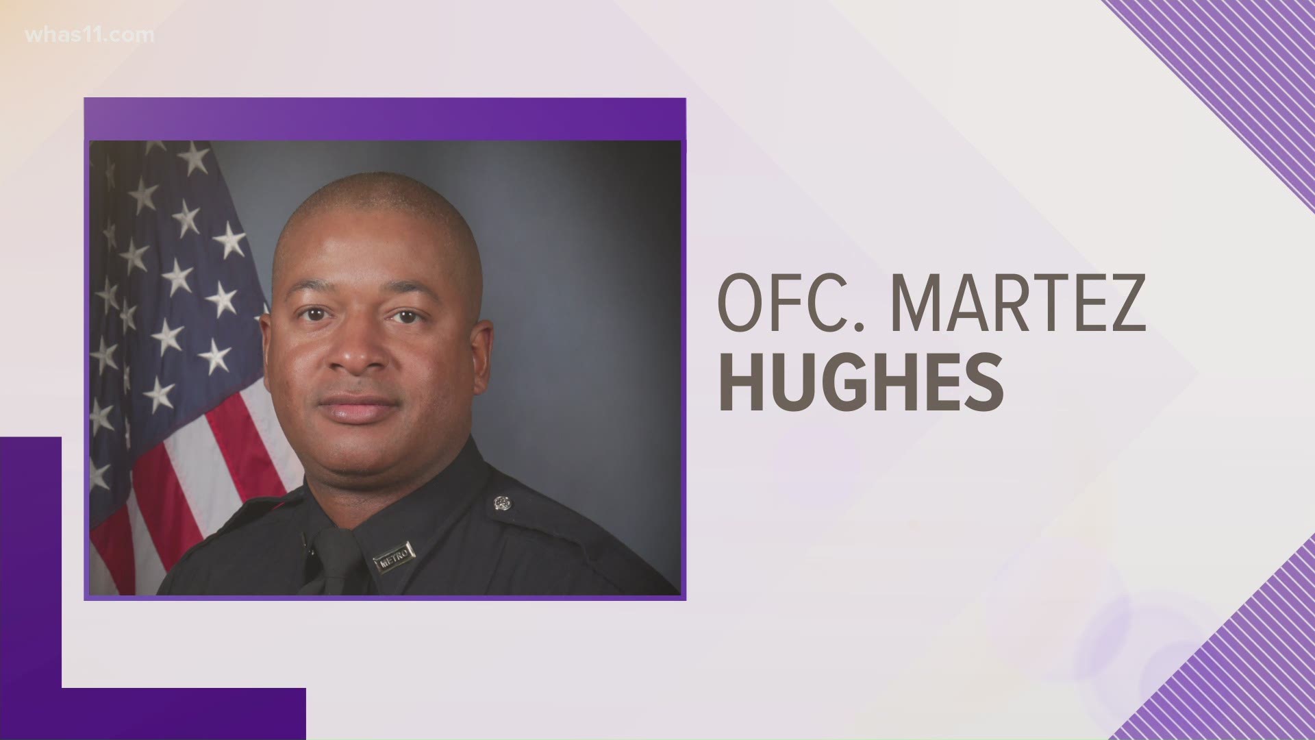 Officer Martez Hughes, 49, was playing tennis in Chickasaw Park when he suffered an "acute medical condition."