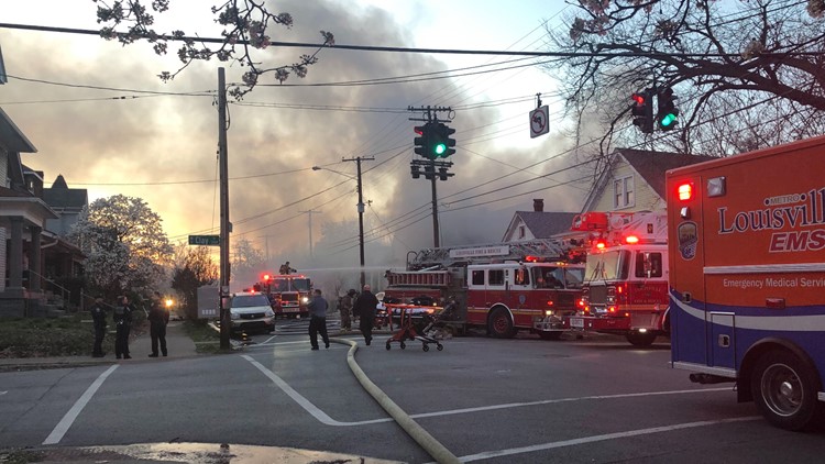 2 Families Displaced After Large Fire In Shelby Park Neighborhood ...