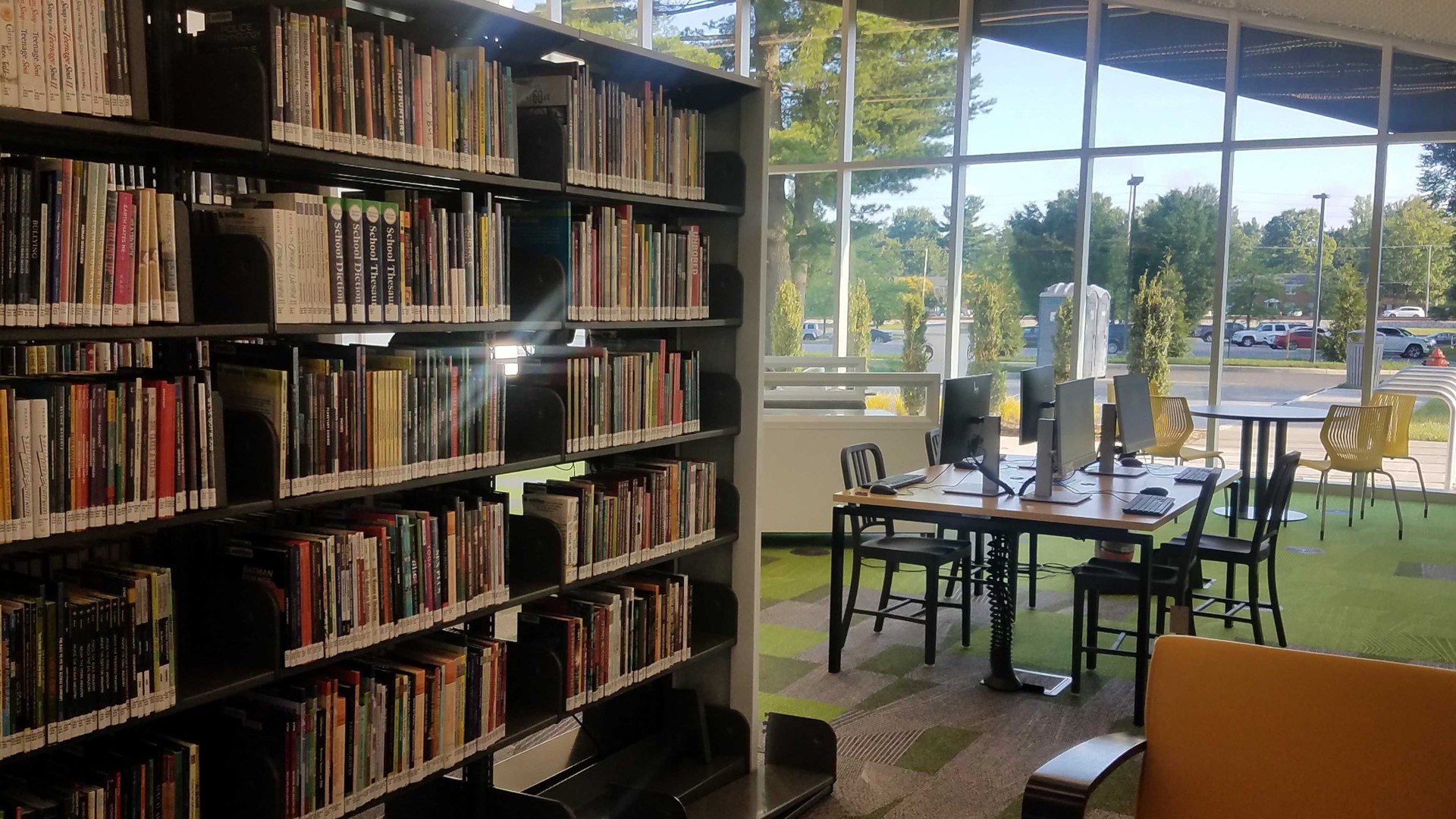 Sewing Machine Ramp Louisville's new library has a green screen, slide and more than ...