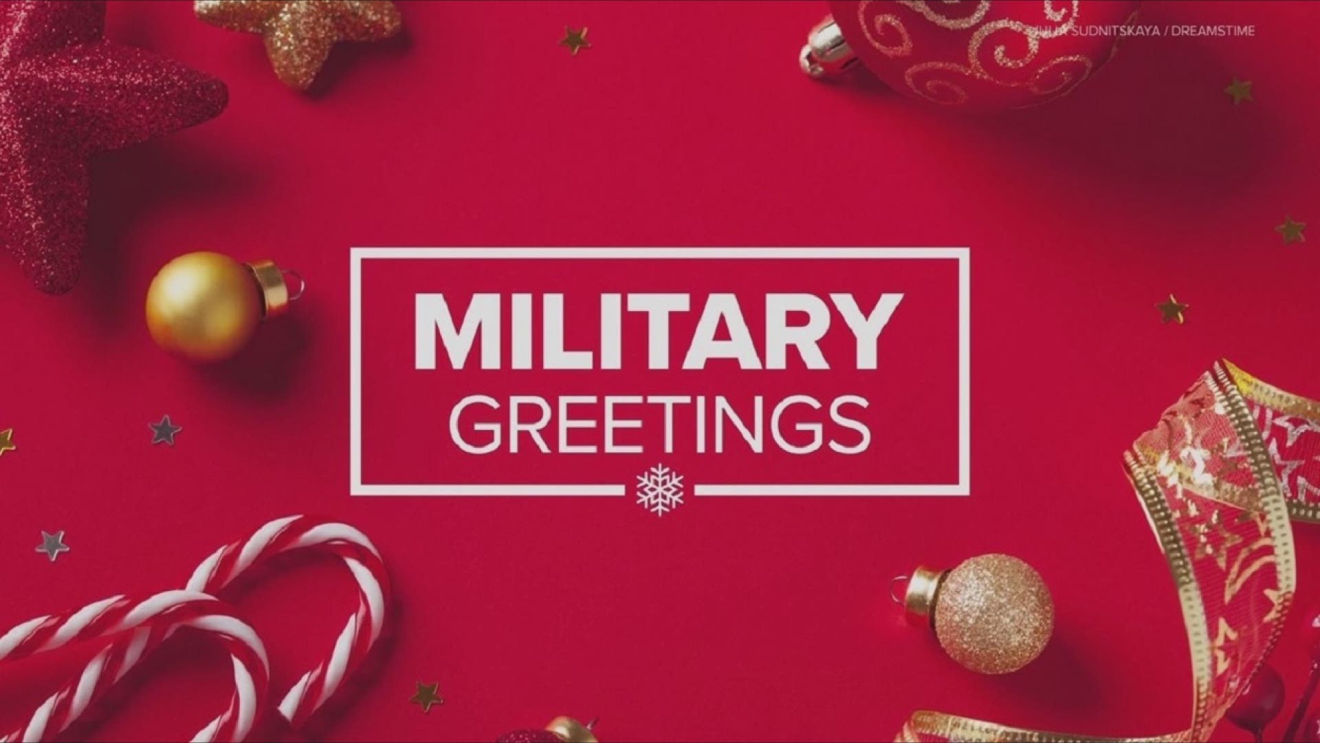 It's Christmastime and military members away from home send holiday greetings to family and friends in Kentucky, Southern Indiana.