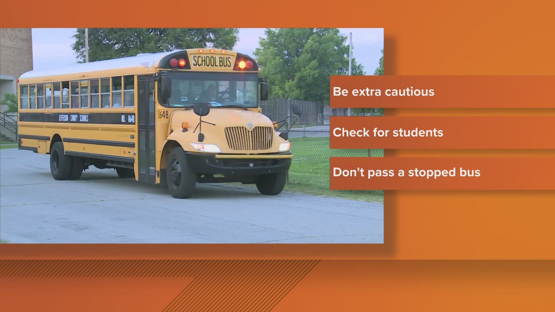 Nearly 9,000 school buses transport over 385,000 Kentucky students during the school year. All those buses on the road mean you need to be more aware.