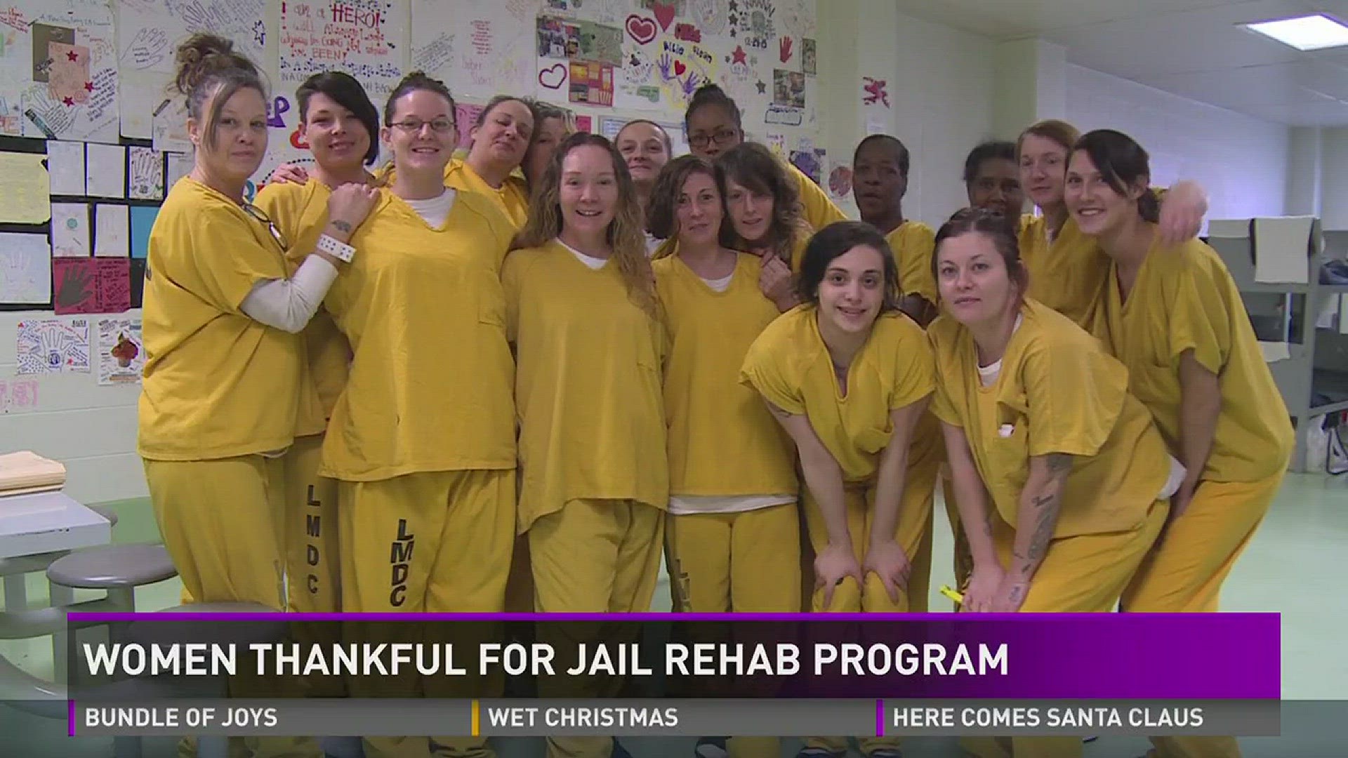 Women thankful for jail rehab program