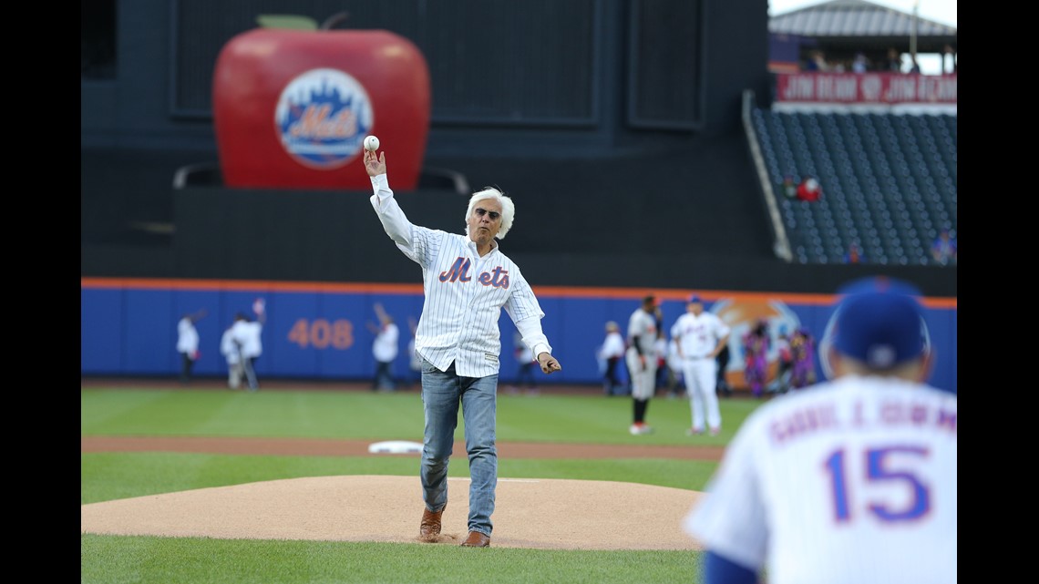 WATCH: Hall of Fame trainer Bob Baffert delivers first pitch before Mets  vs. Orioles game – Saratogian