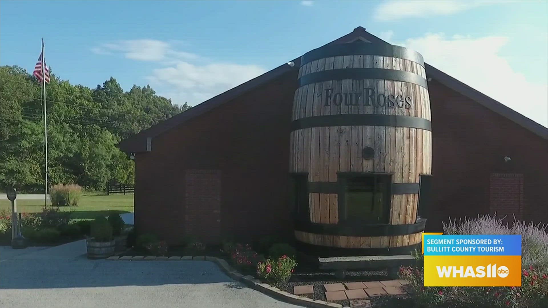 Four Roses Bourbon has 300 acres with 28 warehouses that are all open to guests to experience their tastings!