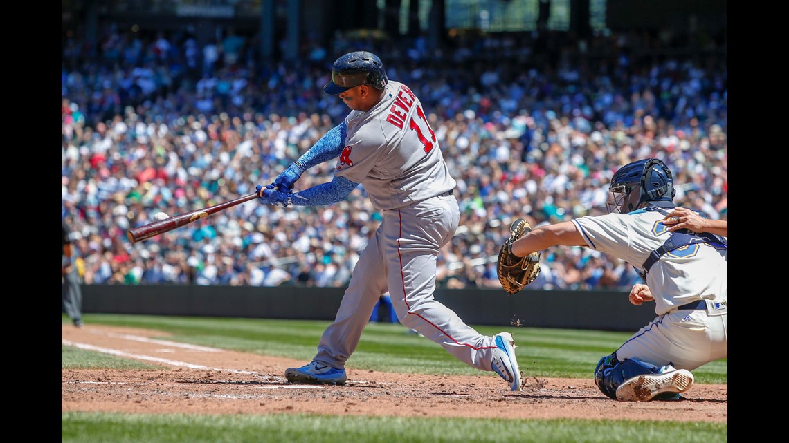 Xander Bogaerts J.D.Martinez home runs Red Sox Mariners