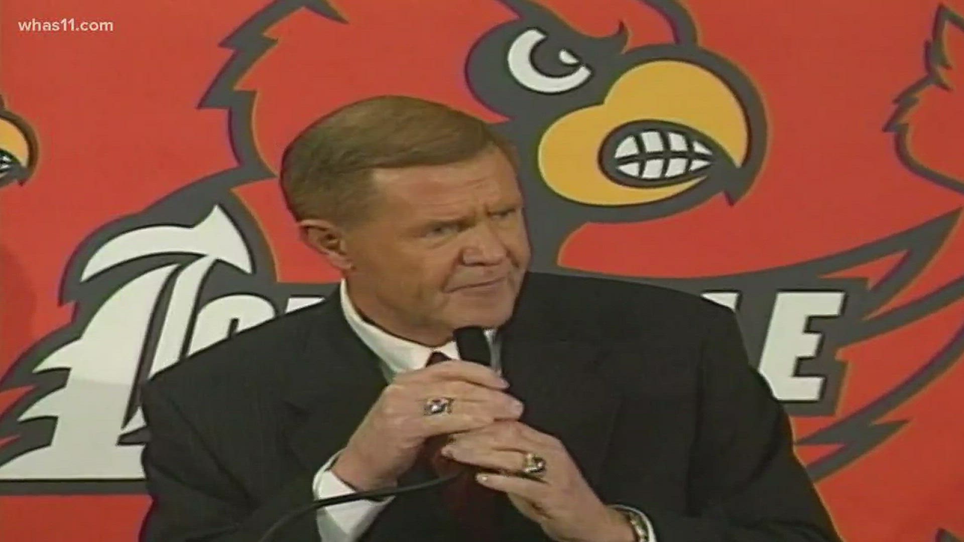 WHAS11's Doug Proffitt talks to Tom Jurich about giving second chances and handling the forced retirement of then Coach Denny Crum.