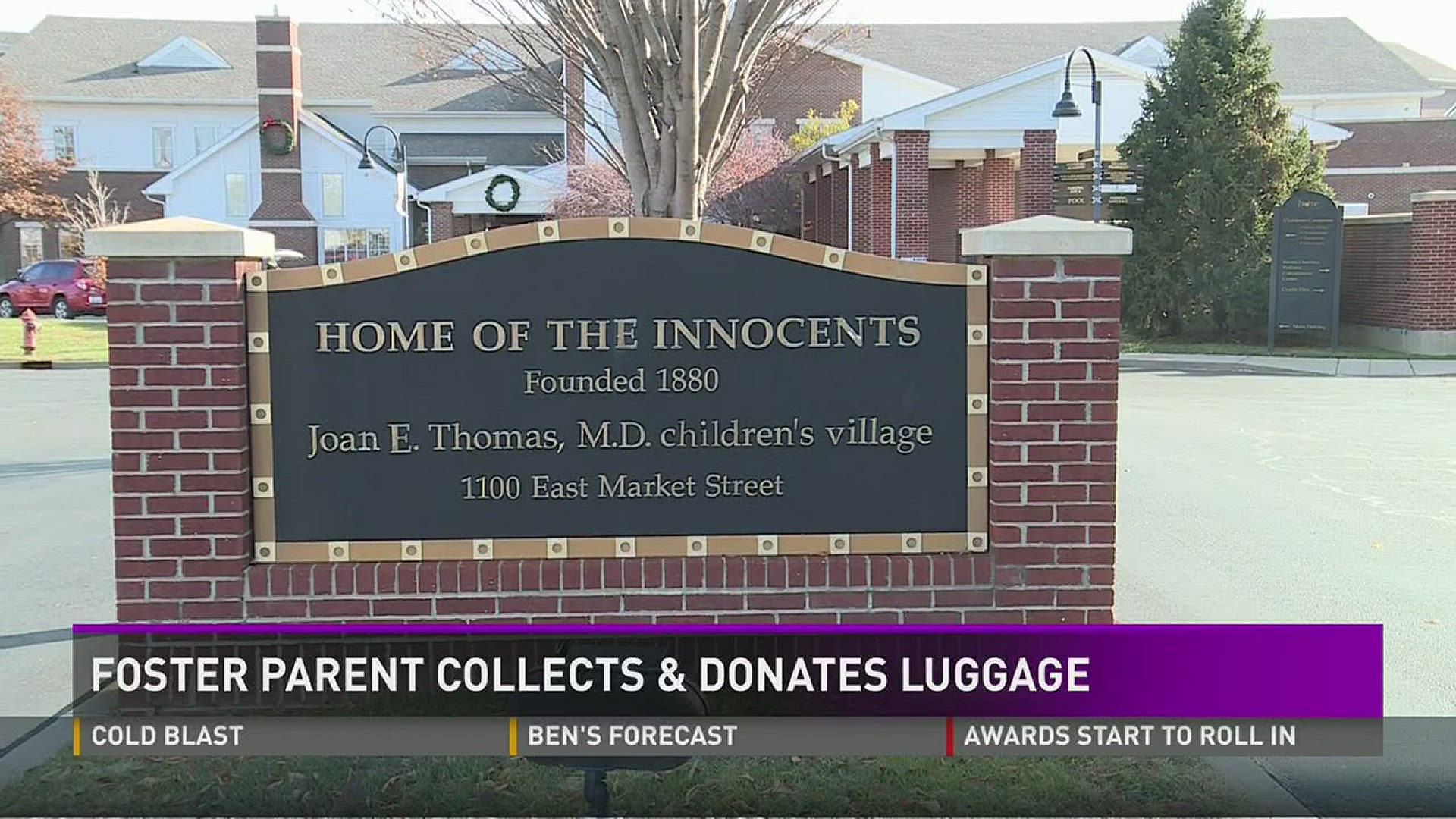 Foster parent collects & donates luggage