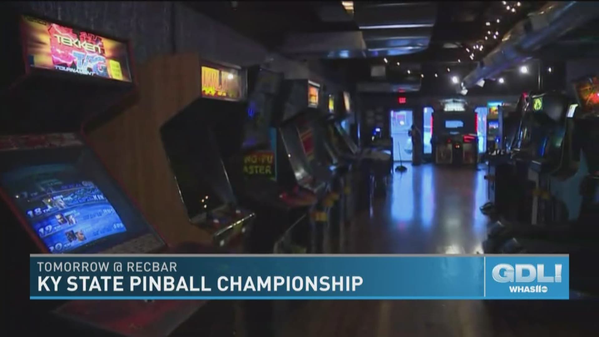 The Kentucky State Pinball Championship is coming to Recbar, which is located at 10301 Taylorsville Road in Louisville, KY.