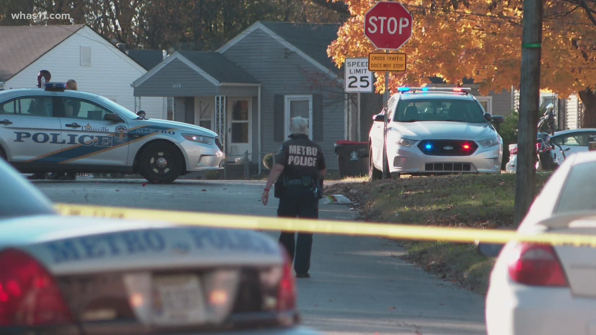 Police said the two victims were injured in the 1500 block of Clara Avenue Sunday afternoon.