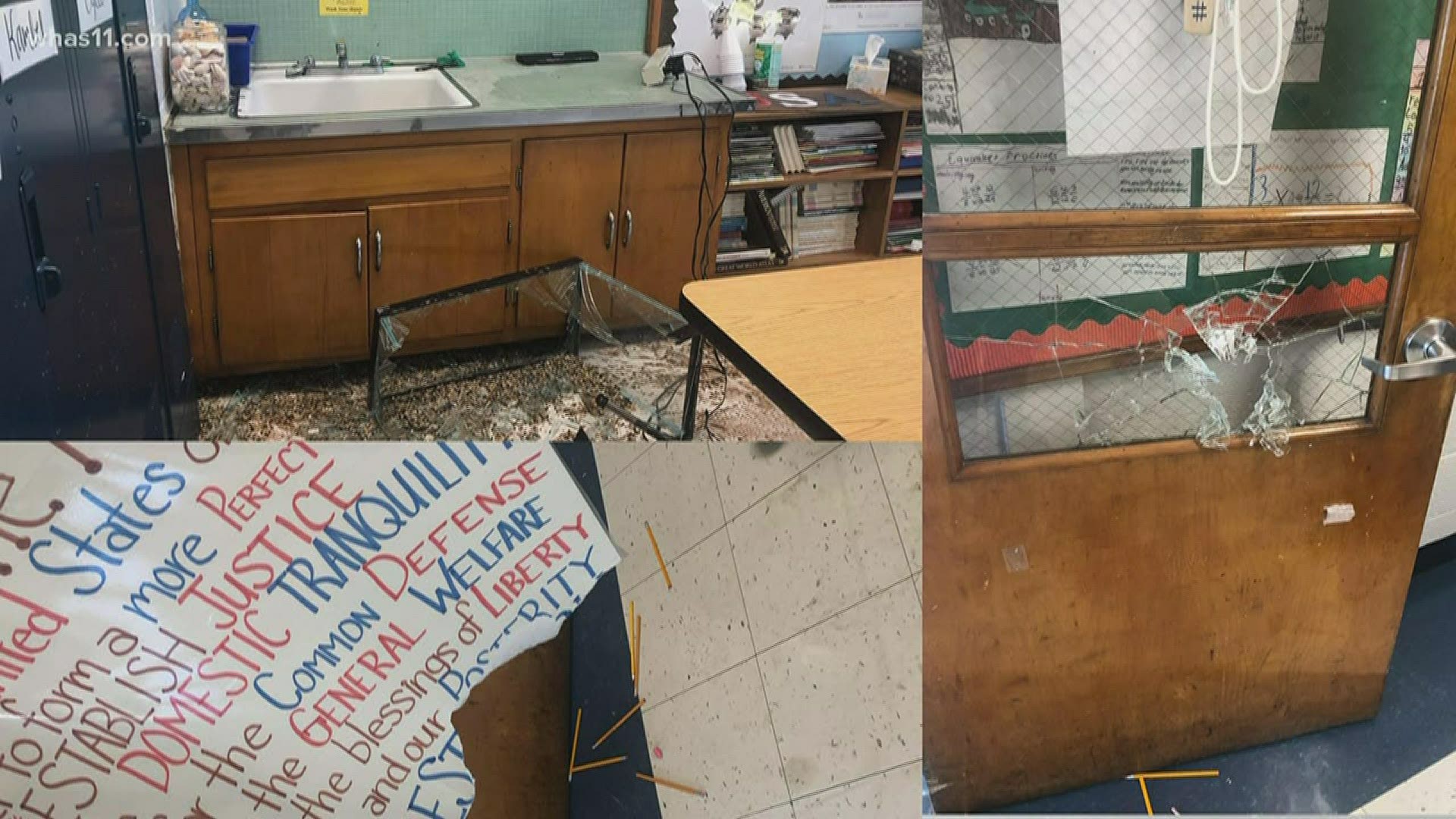 Teachers are working so hard to help students through this tough time. It's why this site was so heart-breaking for staff at Medora Elementary School