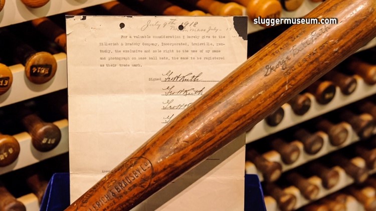 Babe Ruth signed letter to Louisville bat company up for auction