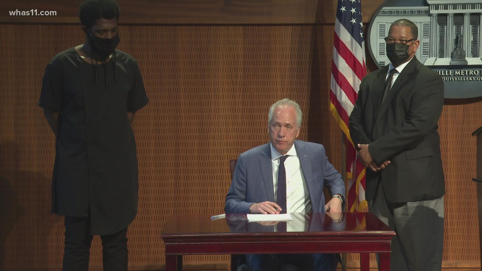 Louisville Mayor Greg Fischer signed a resolution to study the effects of potential compensations to descendants of slaves or even all Black Americans.