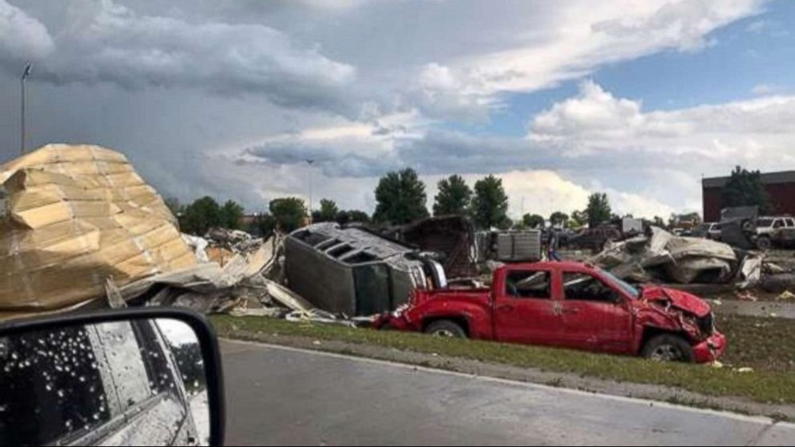 Tornadoes touch down in Iowa, causing several injuries and destruction