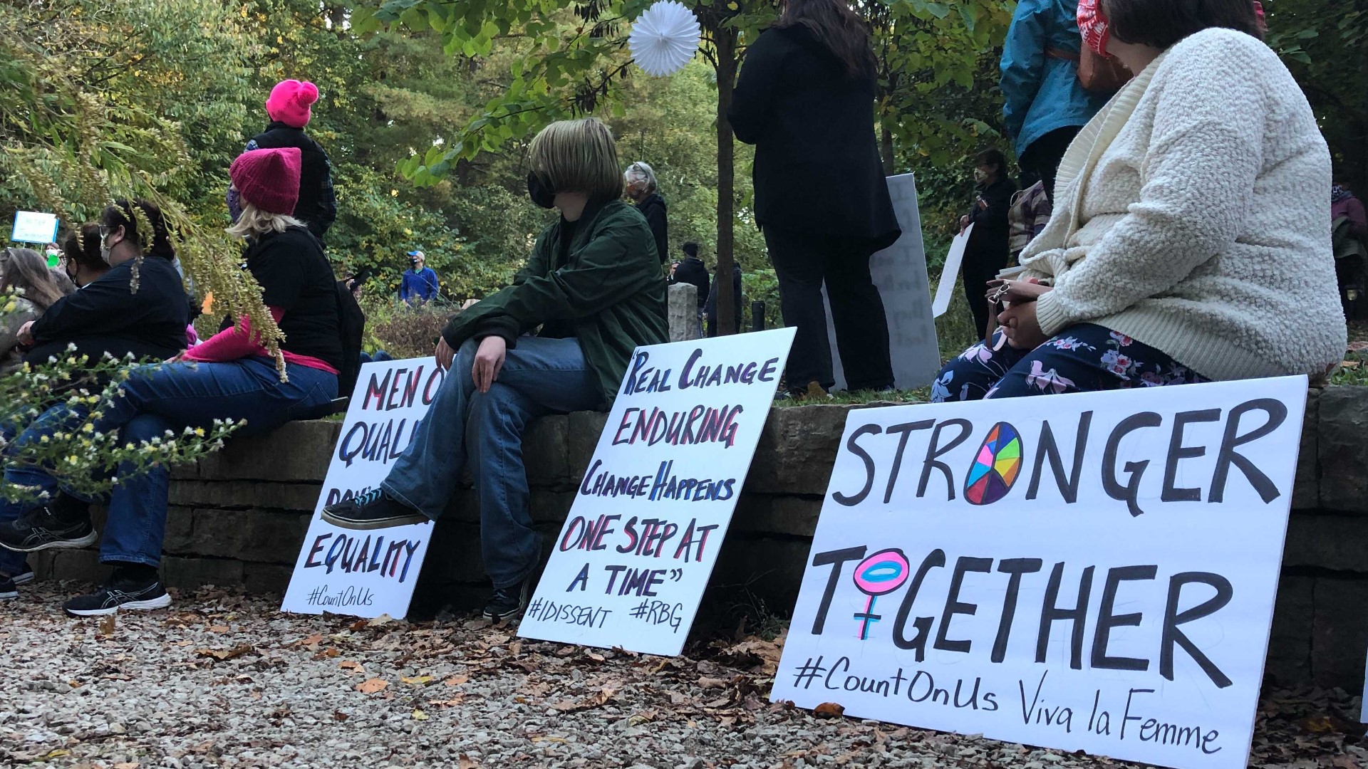 The group Viva La Femme held an event at Cherokee Park, which included art and connecting with one another.