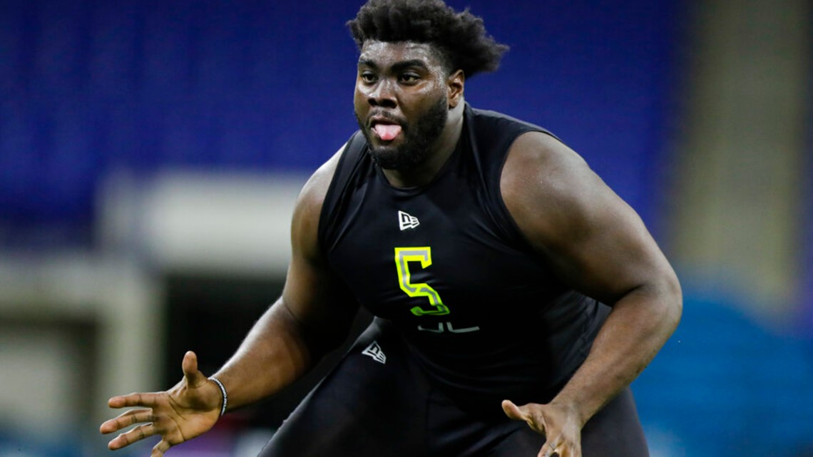 Big man, big protection, big ticket, big pick: Mekhi Becton UofL