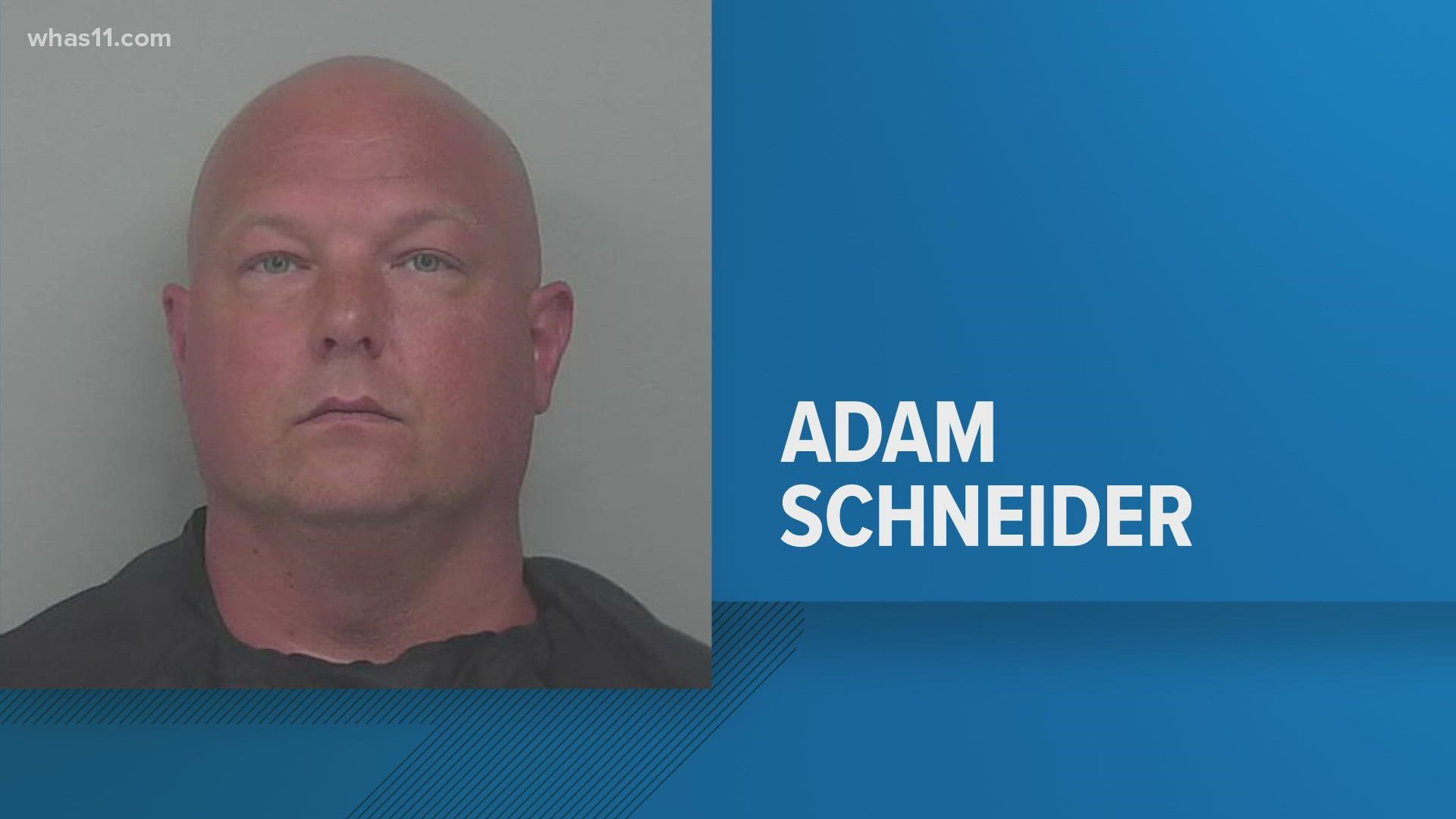 Adam Schneider pleaded guilty to official misconduct and interference with reporting a crime. He was accused of having a sexual relationship with an informant.