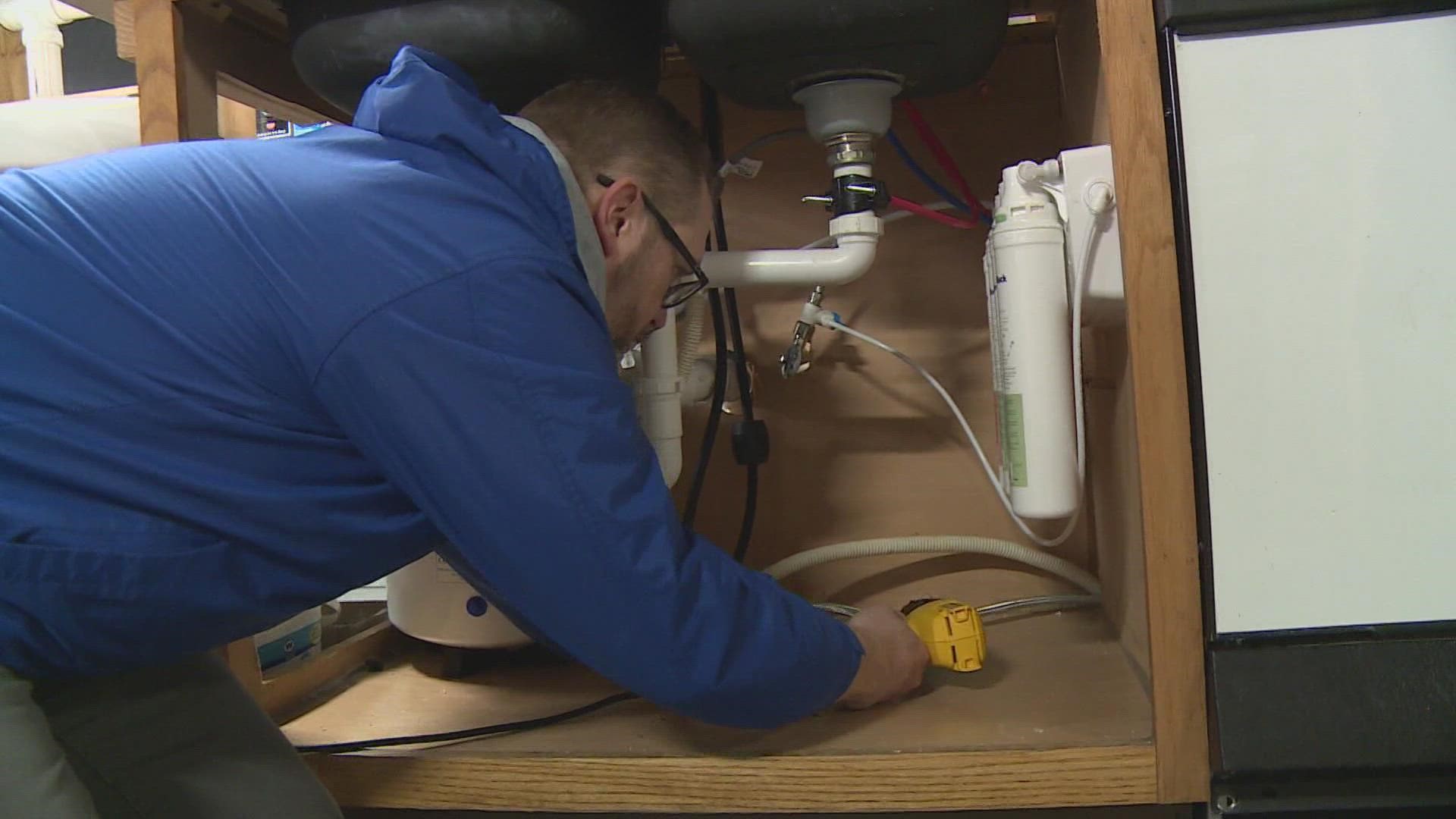 In Kentuckiana, plumbers are getting calls around the clock about burst pipes.