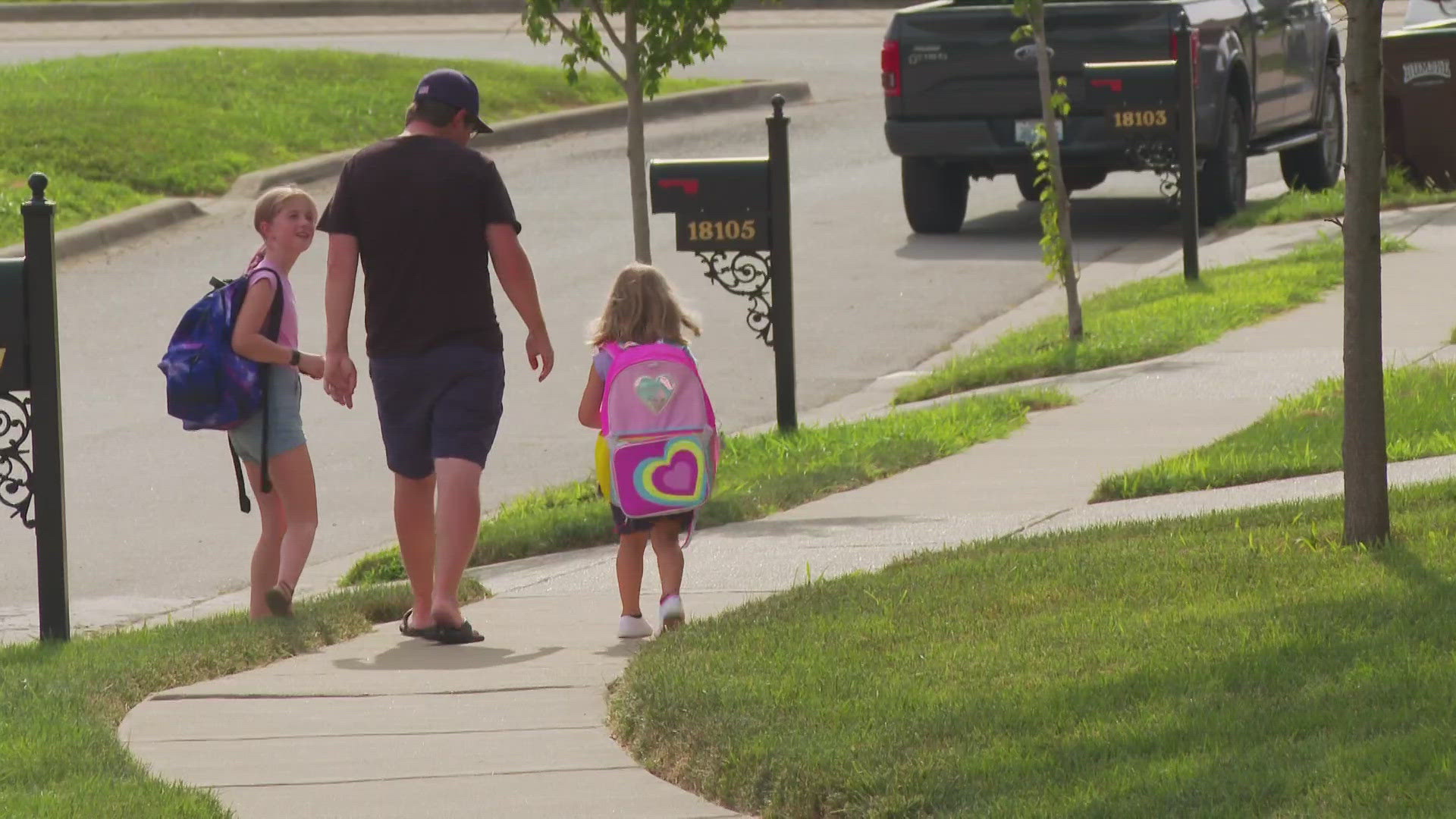 The last student was dropped off at 7 p.m. Thursday. That's three hours earlier than last year.