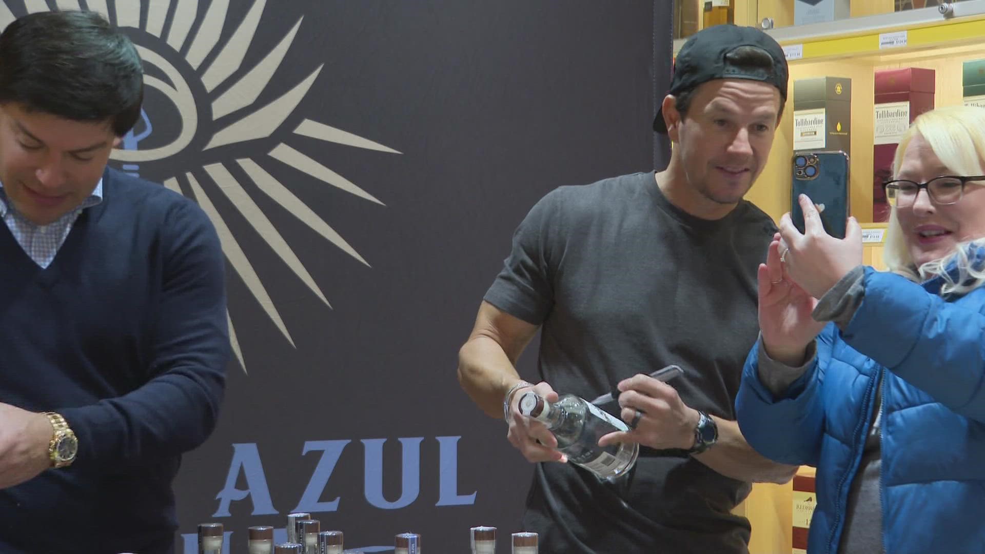 The actor was in Louisville on Saturday to promote his new tequila brand.