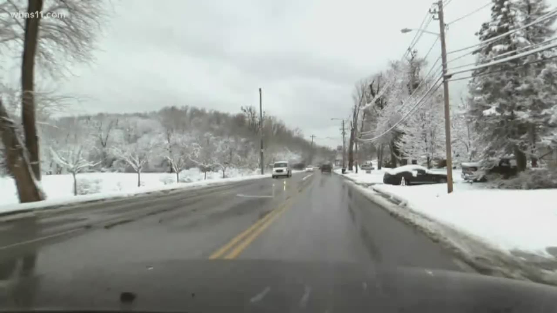 Road conditions across Kentuckiana