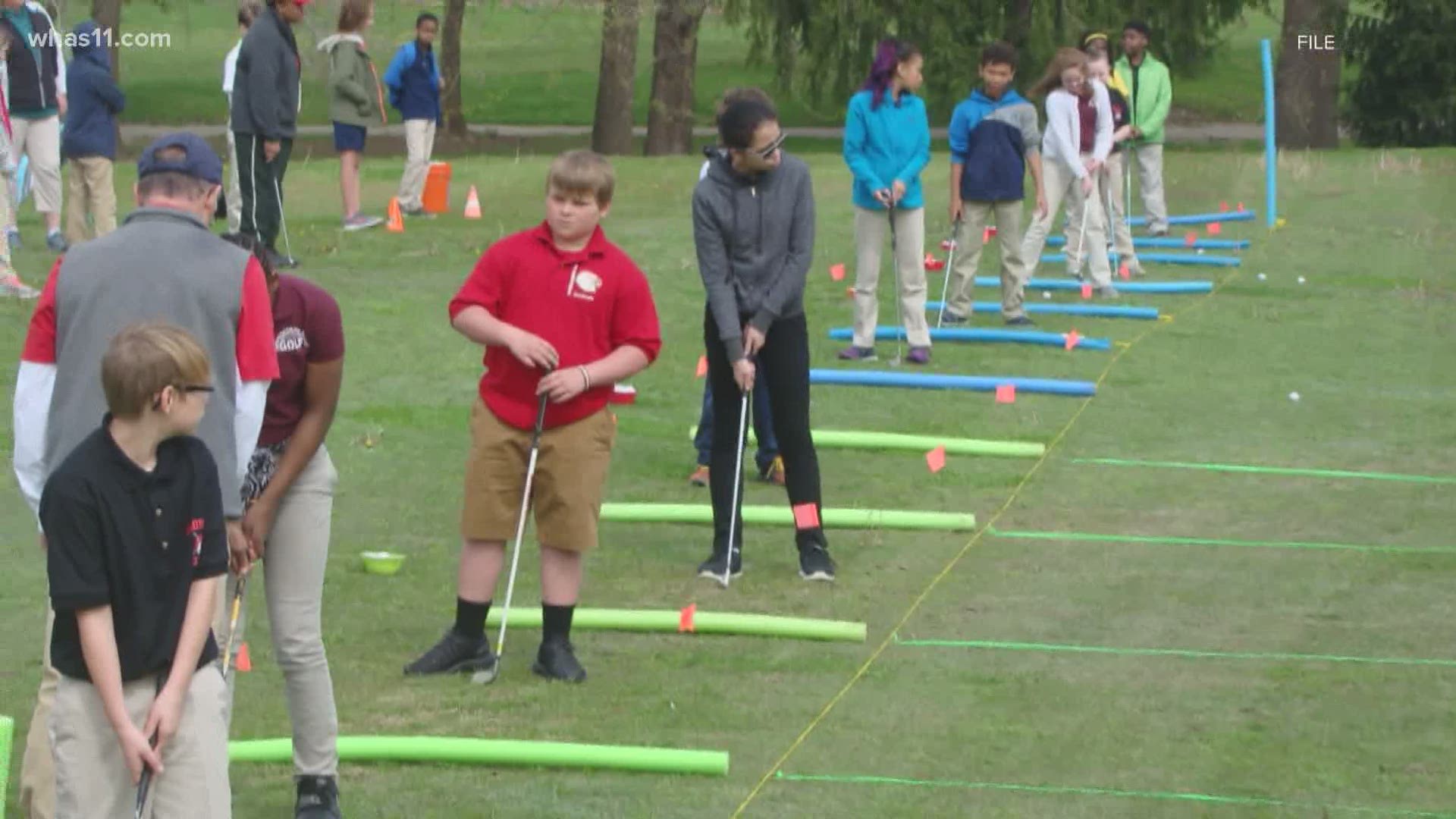 The organization helps teach kids both golf and life skills while getting them outdoors and socializing with their peers.