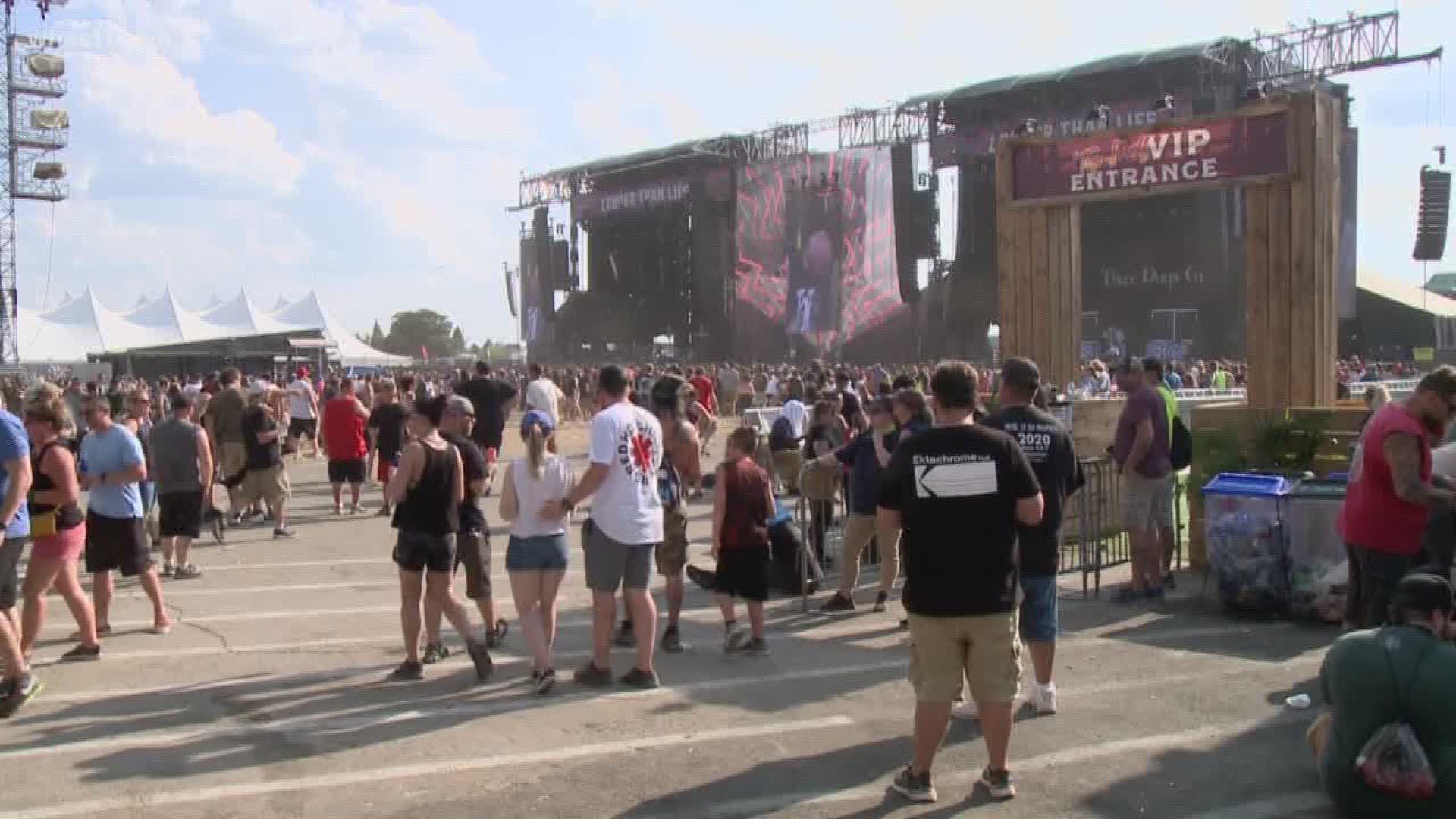 This year's Louder Than Life Festival wrapped up Sunday evening.