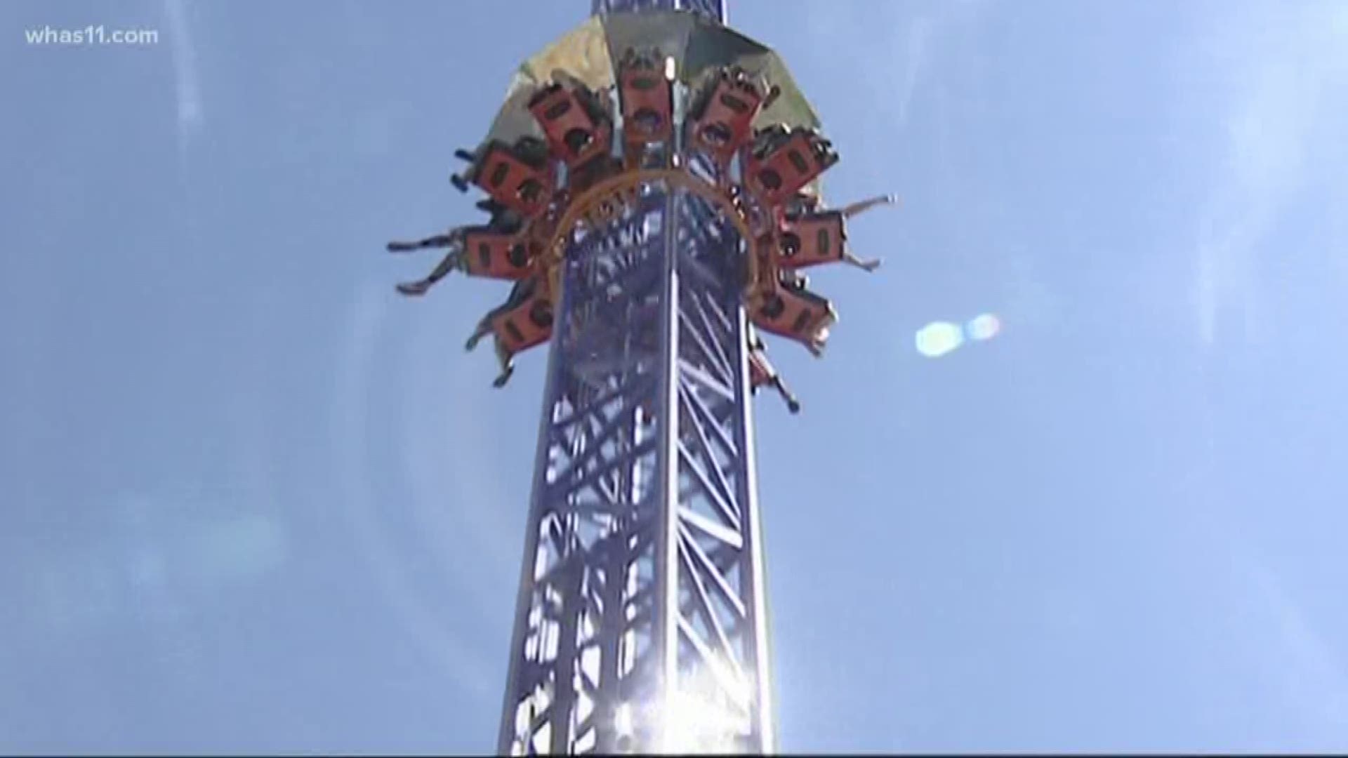 A person is expected to be okay after being hurt on a ride at Kentucky Kingdom.