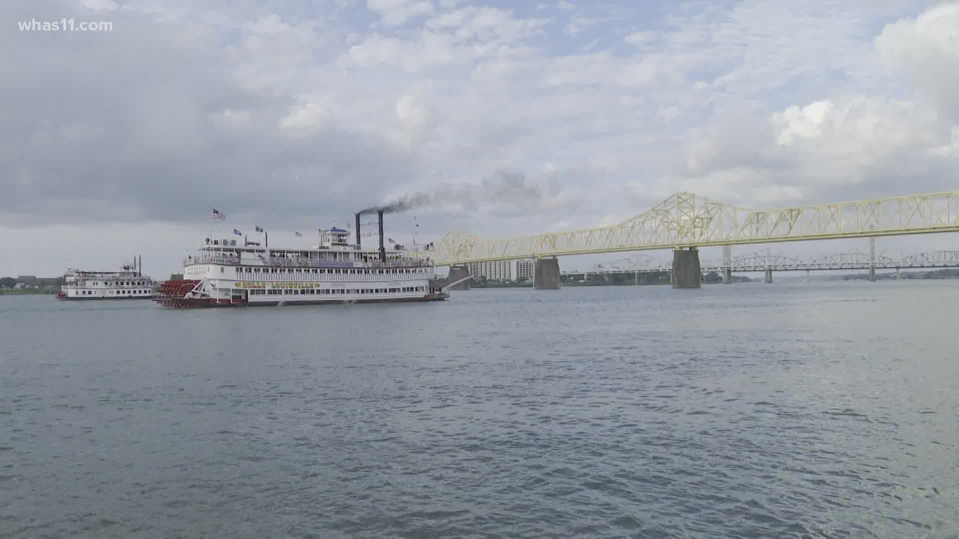 The Belle of Louisville lost the race to her sister vessel the Mary M. Miller.