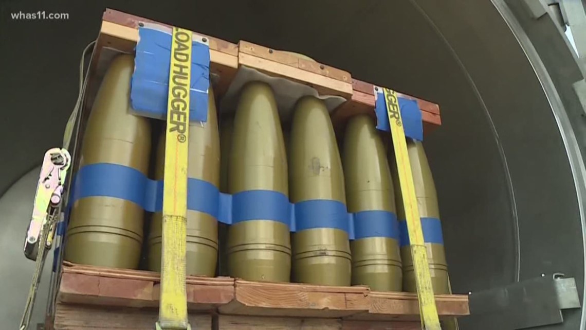 First chemical weapon destroyed at Kentucky Army facility