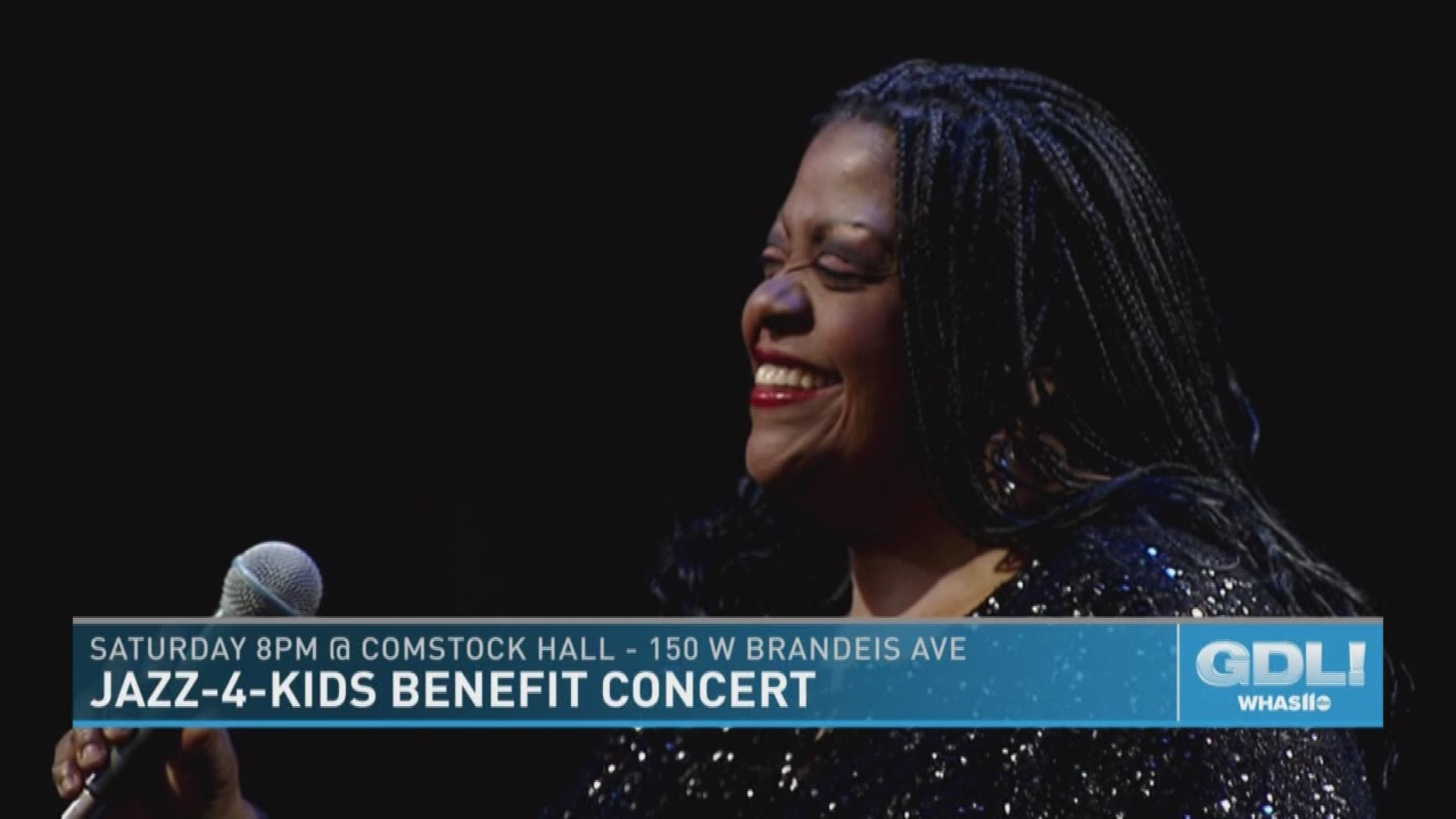 Grammy-Award winning jazz vocalist Carmen Bradford has performed and recorded with legends like Frank Sinatra, Tony Bennett, James Brown and countless others. The  Jazz for Kids benefit concert featuring Carmen Bradford is Saturday, April 6, 2019 starting at 8 PM at UofL's Comstock Hall off West Brandeis Avenue.