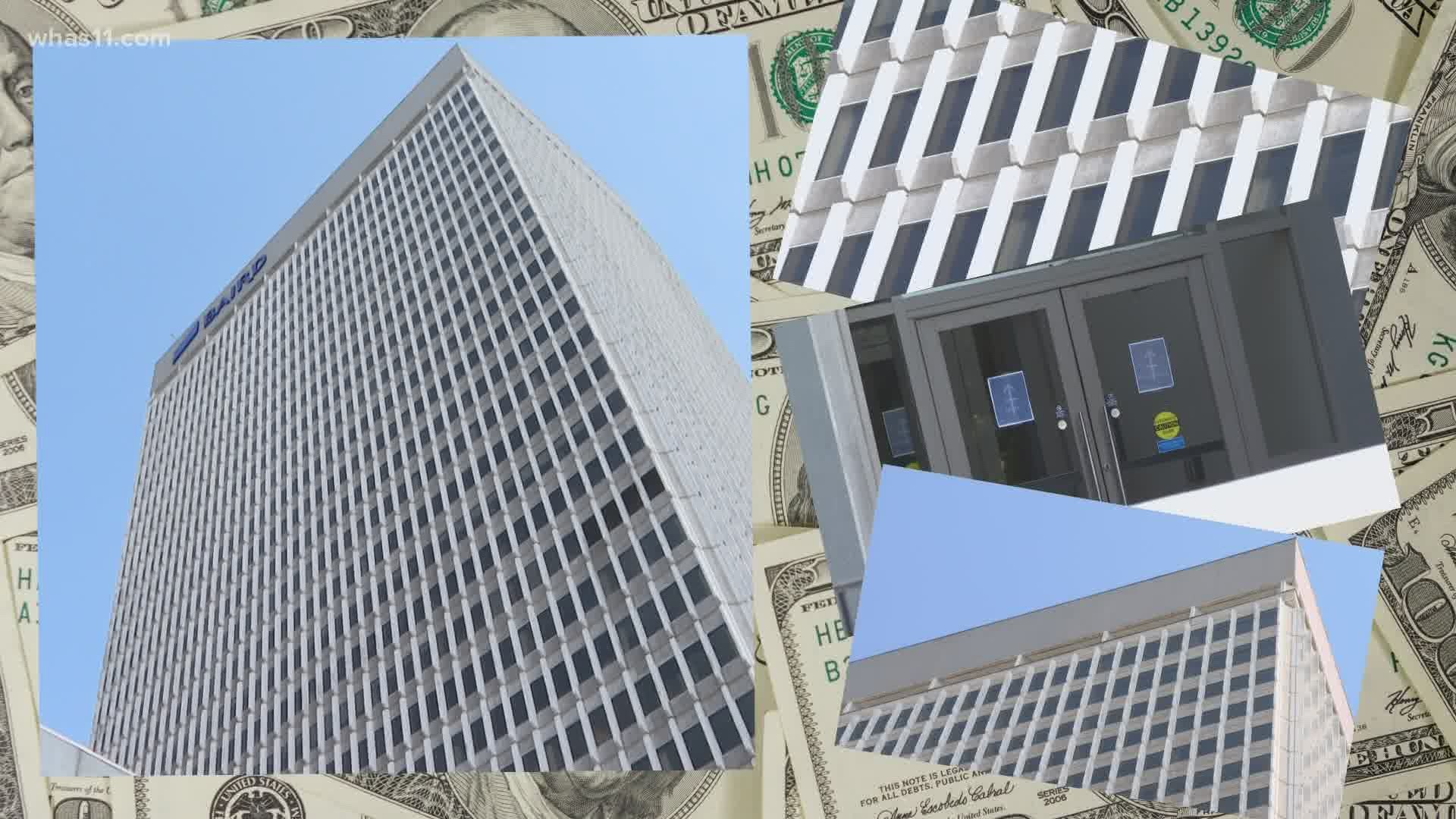 The feds are looking to seize ownership of the 30-story downtown Louisville tower, formerly known as PNC Plaza office tower.