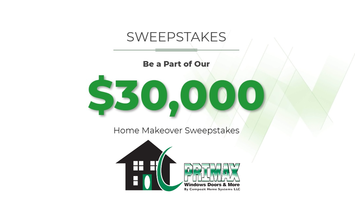 Enter to win a home makeover from Primax Compozit Home Systems